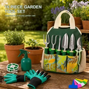 16 Piece Garden Tool Set